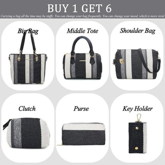 New 6 in 1 bundle * Designer Purses and Handbags - Picture 3 of 9